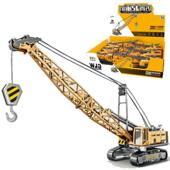 6只仿真工程起重机823塔吊过家家益智车模型礼品地摊儿童玩具