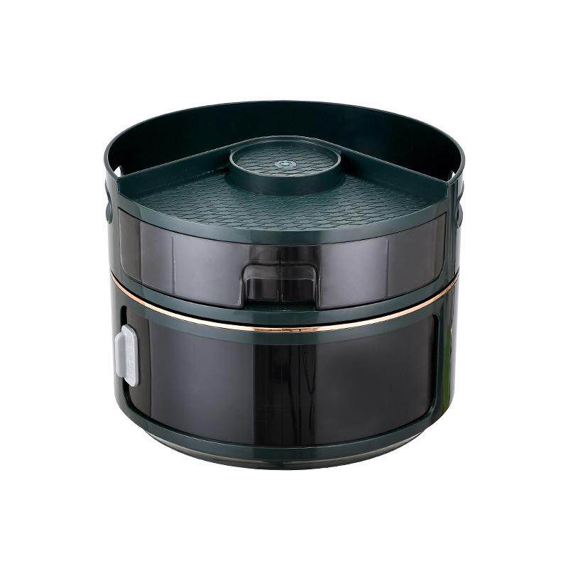 厨房旋转调料架多层透明酱油醋瓶收纳置物架家用台面调料瓶调味盒,厨房/烹饪用具,抹布架/厨房清洁收纳架,淘宝优惠券,粉丝福利购,淘宝优惠卷