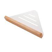 榉木免打孔三角架卫生间分层置物架浴室分层收纳架转角架奶油风