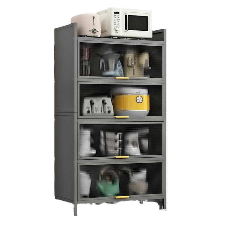 厨房置物收架落DPR地多功能餐边橱柜储物微波柜炉柜多层家用纳柜