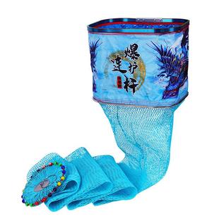 新款涂胶加厚黑坑护方形圆形不锈钢圈结实耐劳黑坑鱼护涂胶88股