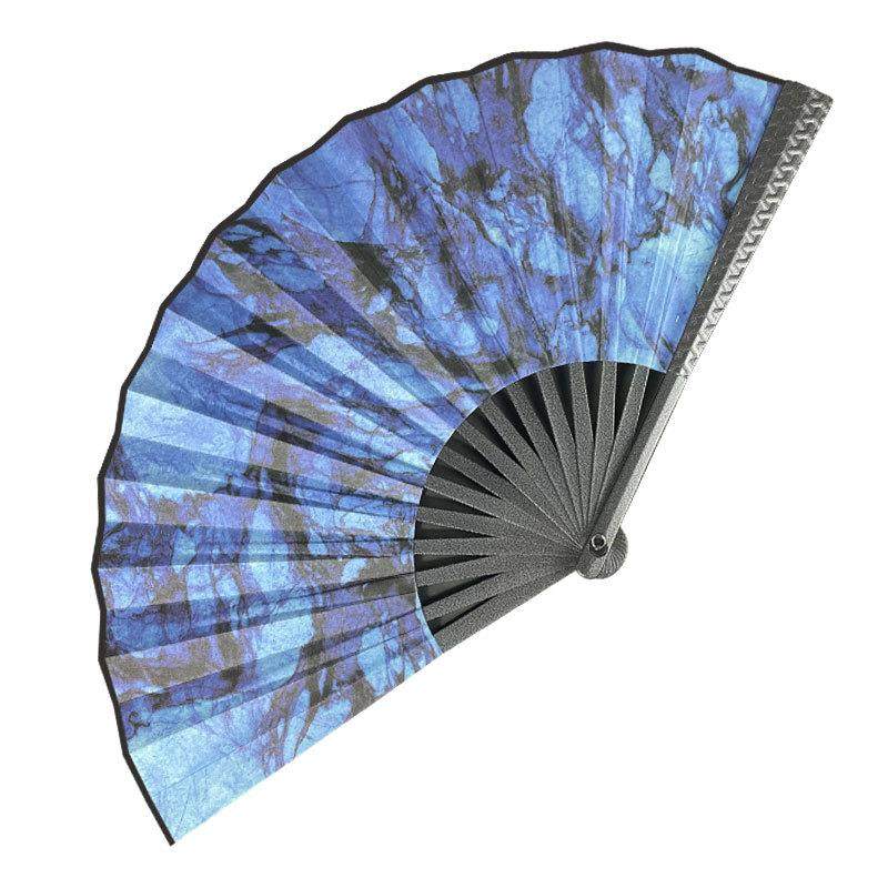 铝镁合金金属扇子男中国风防身功夫扇古典绢布折折扇防水耐撕礼品,特色手工艺,竹编/竹雕,淘宝优惠券,粉丝福利购,淘宝优惠卷
