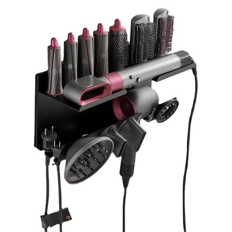 戴森卷发棒收纳架免打孔Dyson美发造型器挂架壁挂浴室置物架支架,收纳整理,书桌收纳置物架,淘宝优惠券,粉丝福利购,淘宝优惠卷