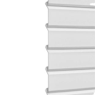 厂型百叶免打孔奶油色百叶窗帘铝合金百叶帘书房办公室厨房百叶帘