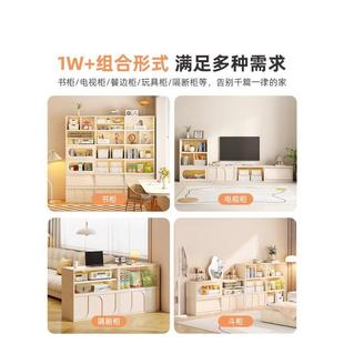 斗柜奶油风五斗柜卧室床尾极简风小立柜客厅自由组合收纳储物柜