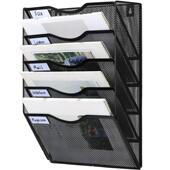 壁挂多层金属文件架挂式 墙上报刊收纳架挂壁资料报纸杂志储物