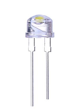 F8mm草帽灯暖黄光直插灯0.5w超高亮暖白灯55-60lm广告投光灯珠