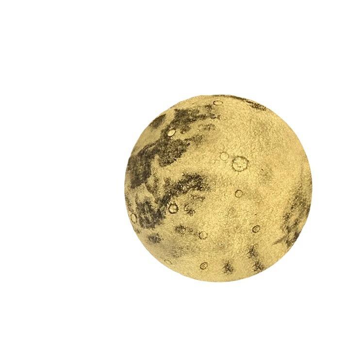 3D月吧球灯吊灯创大号酒星球外餐厅装饰灯户展厅圆球氛围月亮意灯