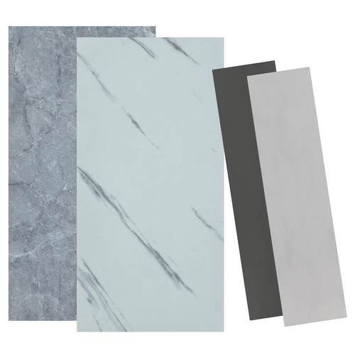 SPC石塑锁扣木地板纯色奶油侘寂风家用微水泥PVC石晶卡扣式地板