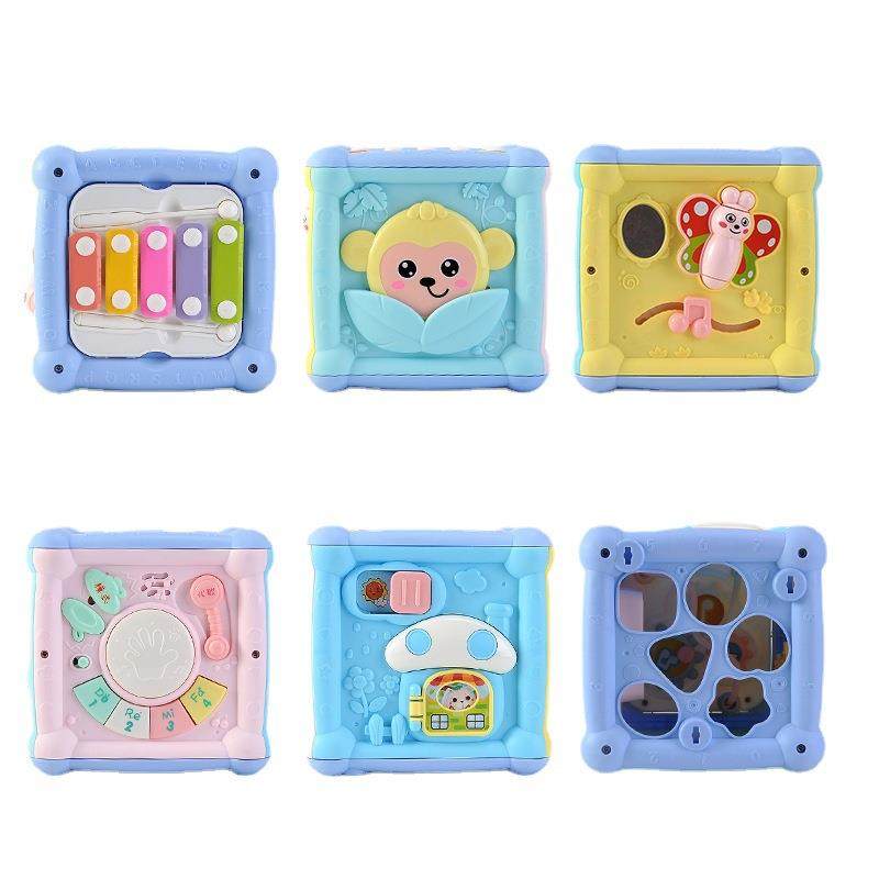 婴儿0-1岁玩具灯光音乐多功能智立方六面手拍鼓套装宝宝早教玩具,玩具/童车/益智/积木/模型,早教机/点读学习/拼音机,淘宝优惠券,粉丝福利购,淘宝优惠卷