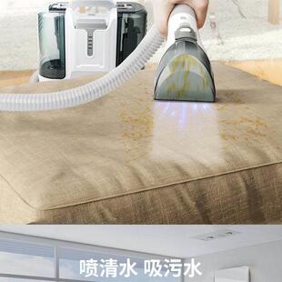 110v台湾布艺清洗机小型多功能地毯窗帘沙发清洁机喷抽吸一体机