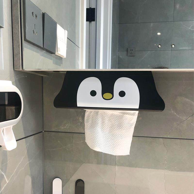 免打孔悬挂洗脸巾置物架整体橱柜壁挂式擦脸洁面巾收纳盒厨房抽取