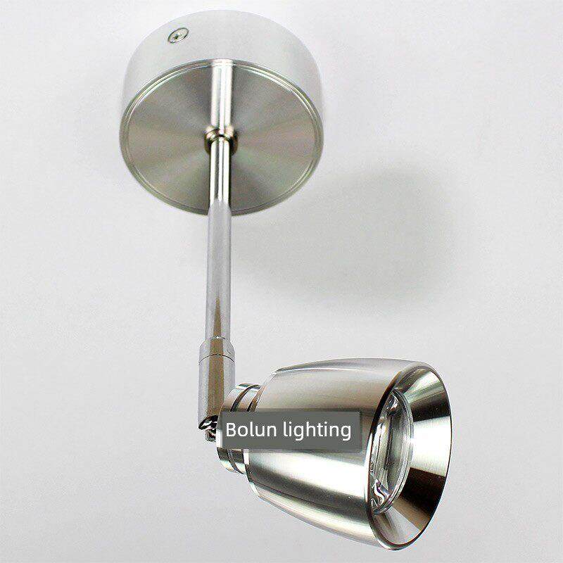 吊顶明装射灯背景墙灯过道灯走廊灯长杆灯 led射灯3W壁灯床头灯1w