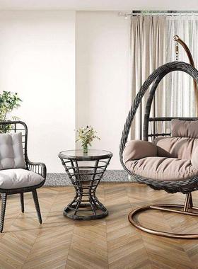 家用阳台吊庭院吊椅CIS吊篮户藤椅室内秋千床网红鸟巢椅子外摇篮