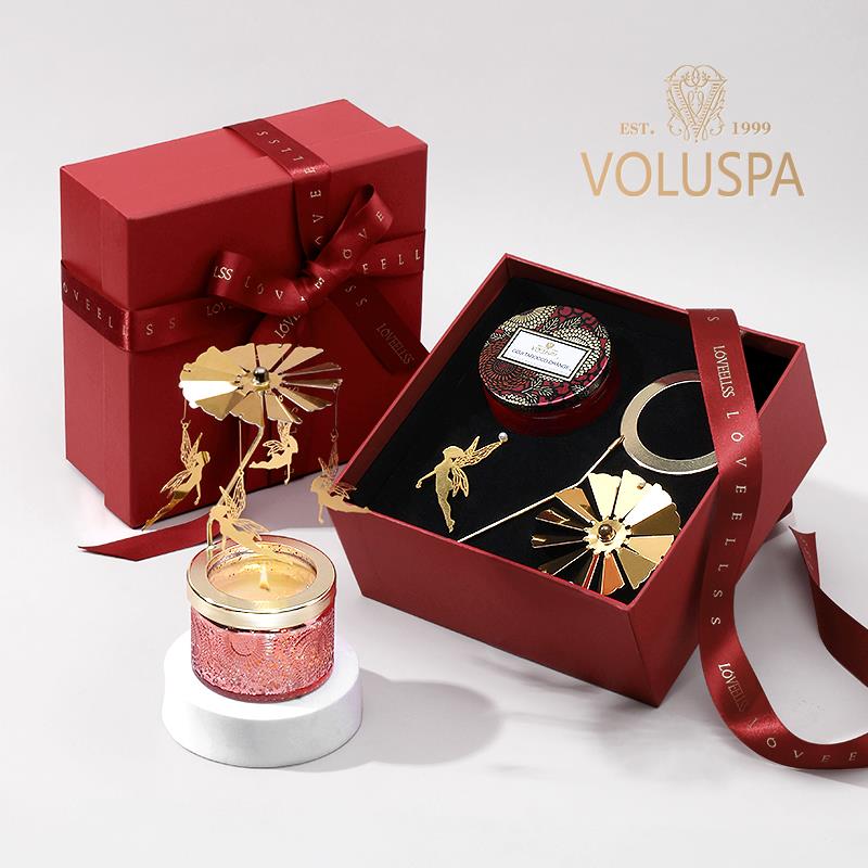 情人节voluspa小浮雕香薰蜡烛礼盒卧室香氛闺蜜女生日新婚礼物