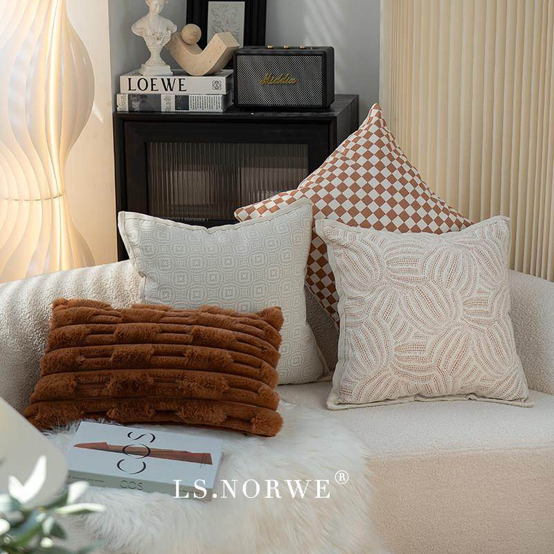 抱枕南瓜波点轻奢ins风枕套腰枕样板间客厅沙发靠枕含芯靠垫北欧,居家布艺,靠垫/抱枕,淘宝优惠券,粉丝福利购,淘宝优惠卷