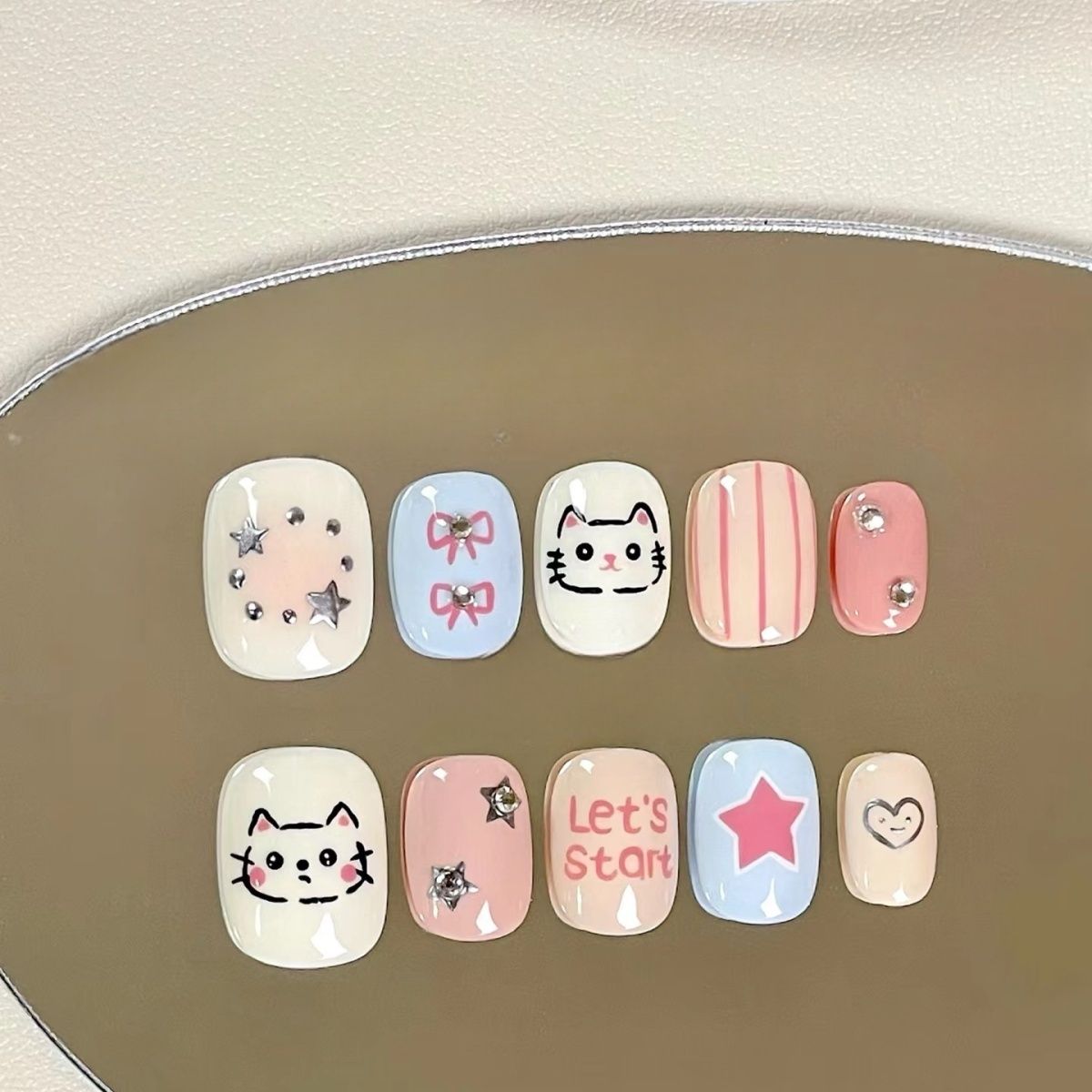 纯手工可爱卡通小拆卸短