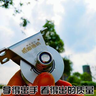 不锈钢轨道轮拖车推车滑轮滑轮轴承重型槽轮推拉门移门导轨定轮子