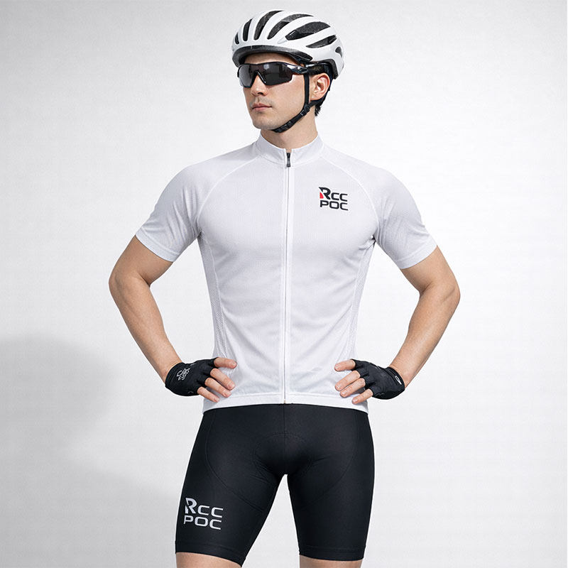 高密度海绵坐垫夏季骑行服公路骑行速干自行车山地短袖骑行服套装