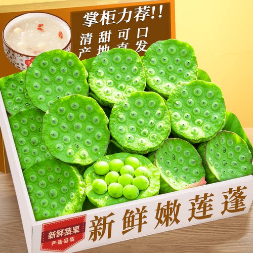 新鲜莲蓬|新鲜怡人|营养美味