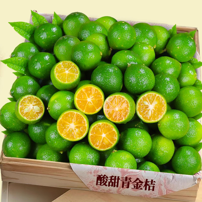 新鲜青金桔!老农力荐!新鲜美味