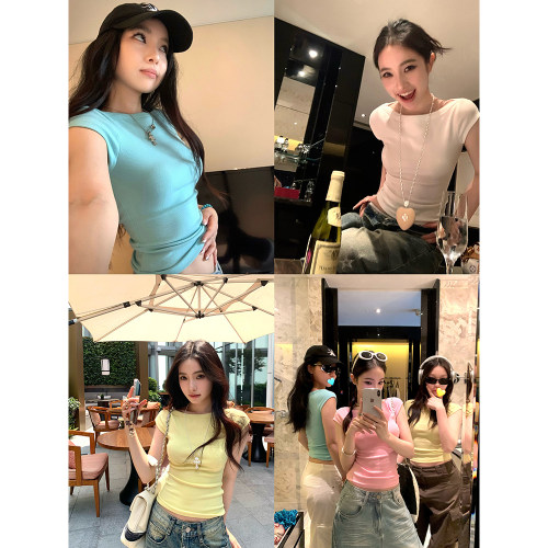 吴太甜版型天菜韩系休闲t恤女
