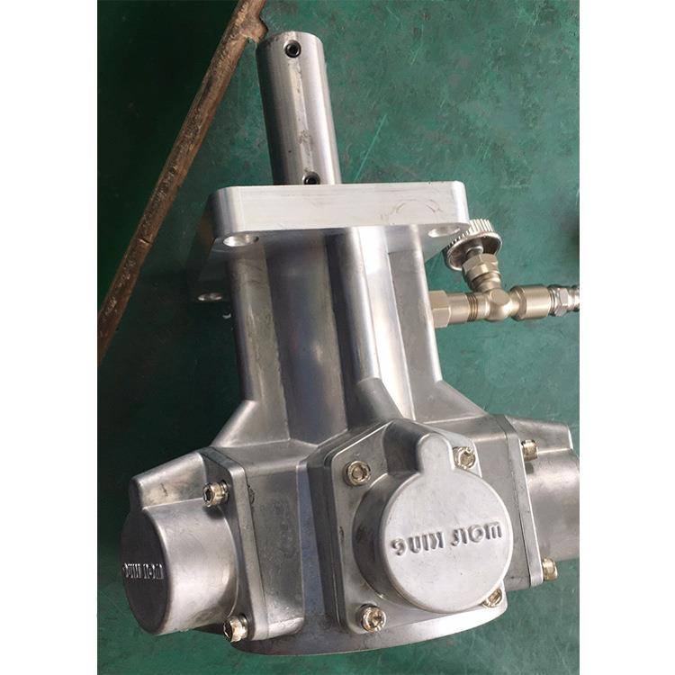 WolfKing气动搅拌马达头50加仑带法兰风动马达1/2HP可正反转防爆