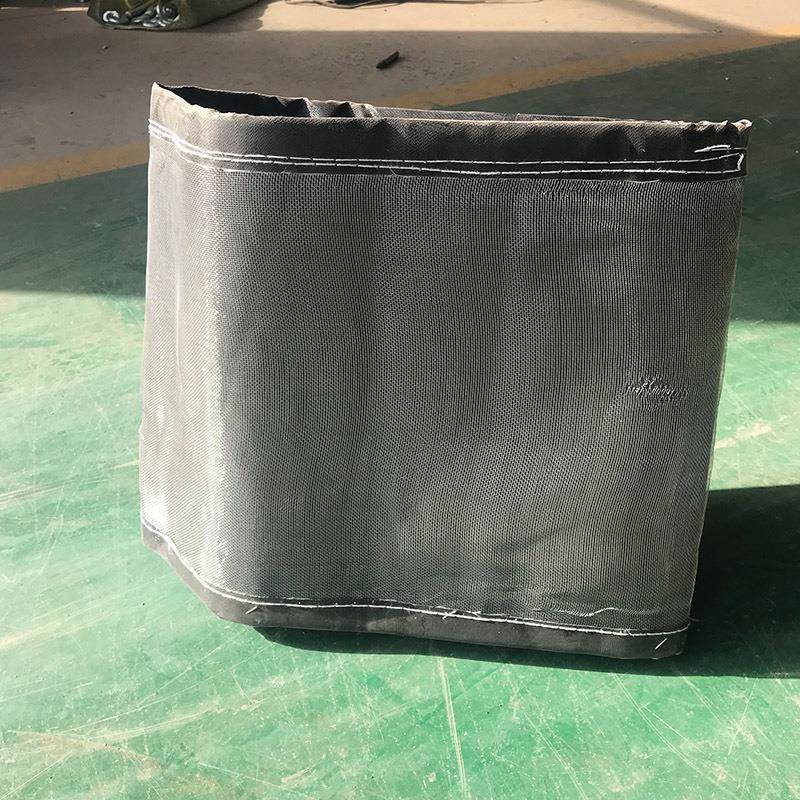 方口法兰外翻边非金属膨胀节软连接蒙皮料管用方形法兰外翻边布