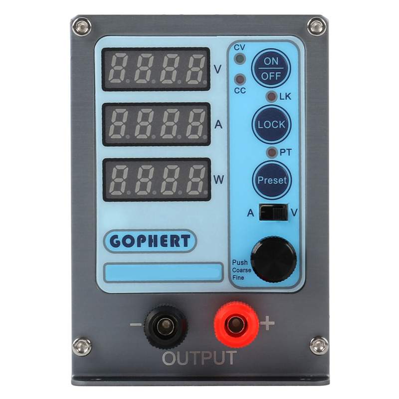 GOPHERT格辉32V60V3A5A可调数控直流稳压电源PPS-3205/6003机架式