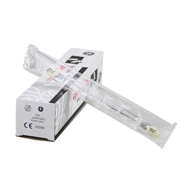 原装GE对色灯 D65 FDF-Q500T3/4CL 双端卤钨灯 120V500W 看色灯管
