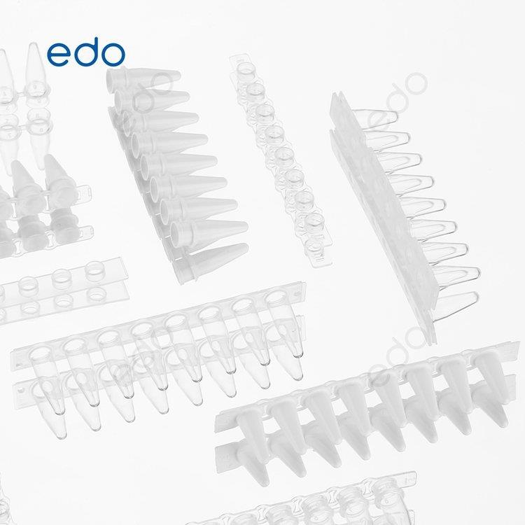 EDO0.2mlpcr八连管荧光定量pcr管八连排无酶透明管