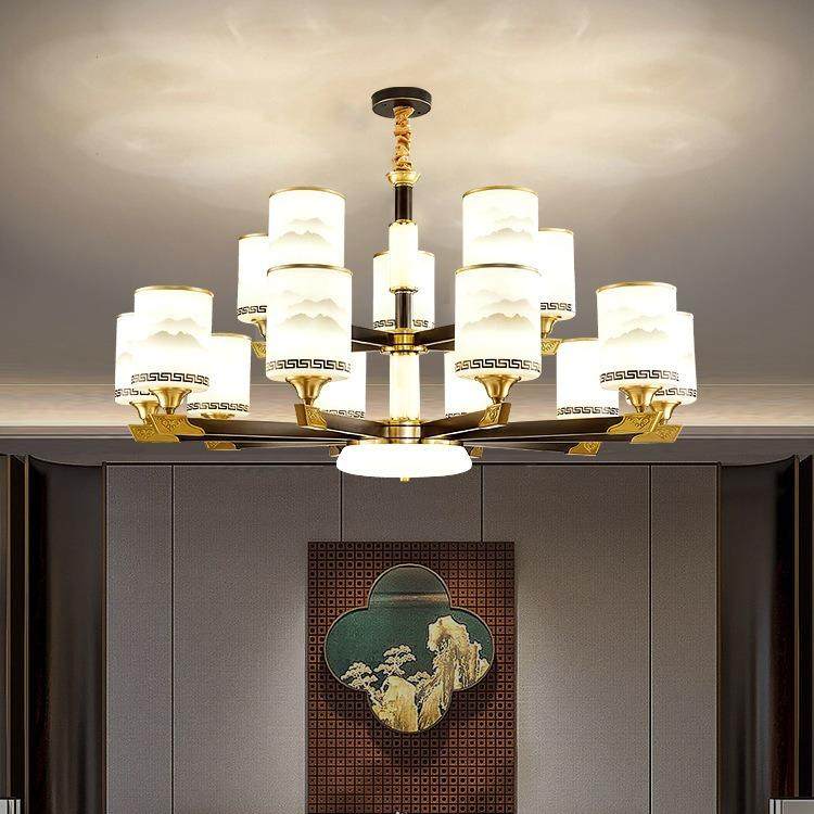 新中式吊灯全铜客厅灯2024年新款家用餐厅灯中国风别墅大厅灯具,电子/电工,接线端子,淘宝优惠券,粉丝福利购,淘宝优惠卷