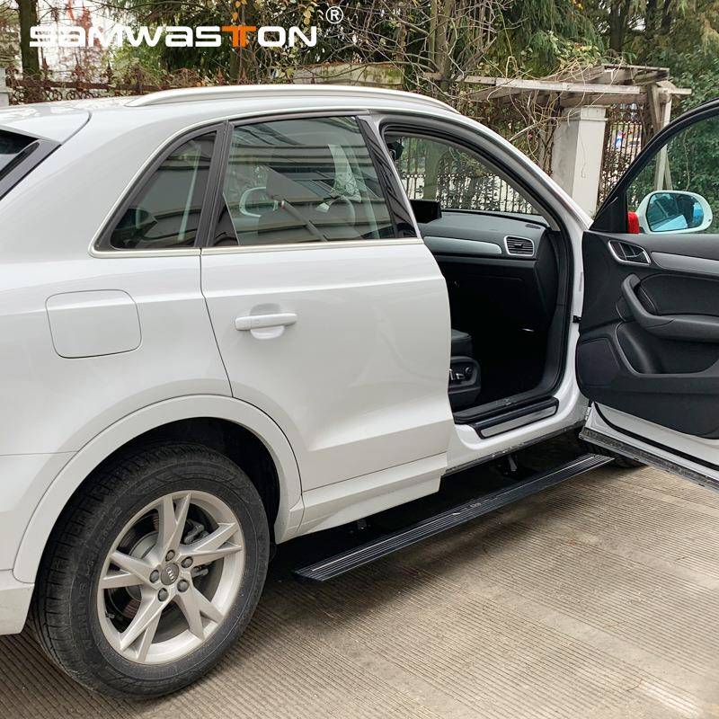 适用于Q5电动踏板自动伸缩Q5L改装流光灯外侧脚Q3装饰Q2加厚配件