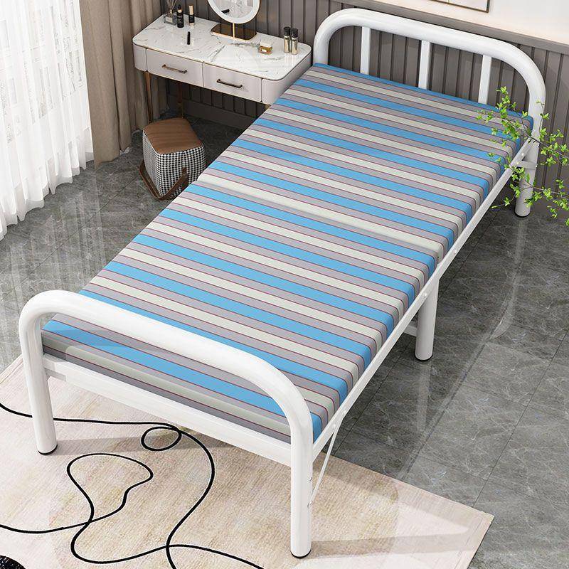 折叠床单人家用床办公室午休午睡床成人简易便携硬板陪护小床铁床