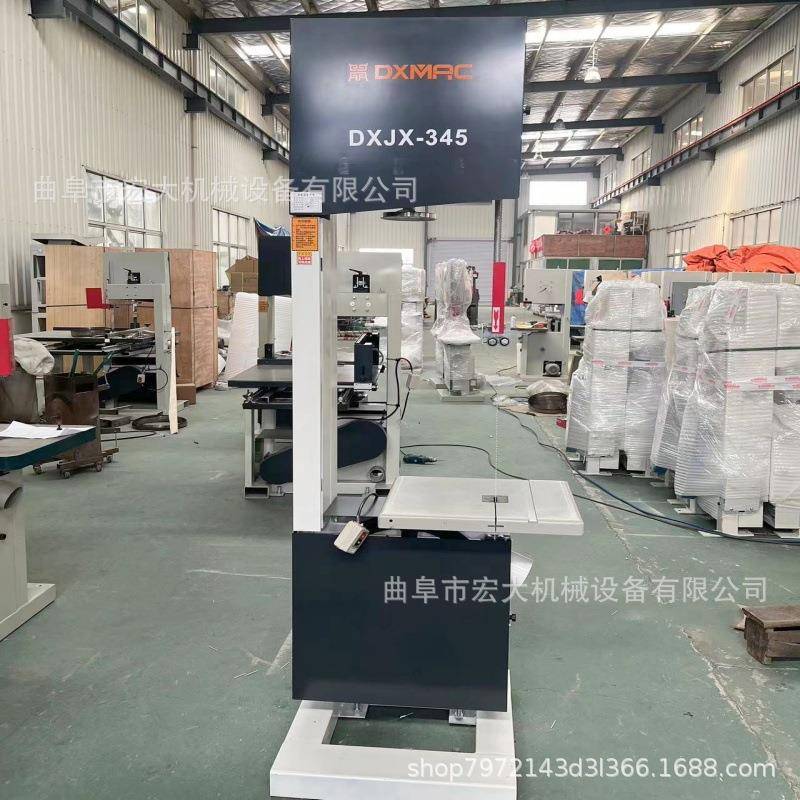 塑料切割用锯条立式陶瓷管滑轨推台带锯机立式木工锯