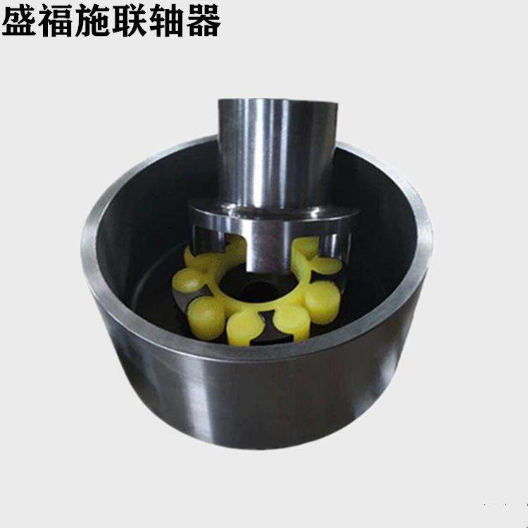 泊头供应带制动轮梅花联轴器MLL4-1聚氨酯垫制动轮45号钢弹性联