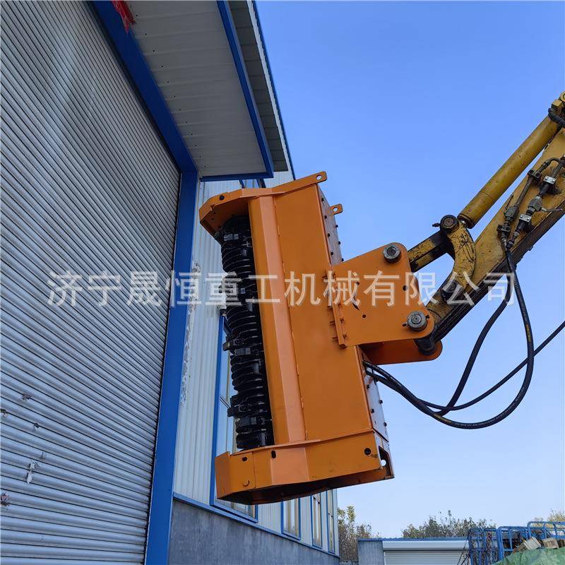挖机杂草树枝拓灌机钩机灌木粉碎机开荒旋耕机公路边坡打草机