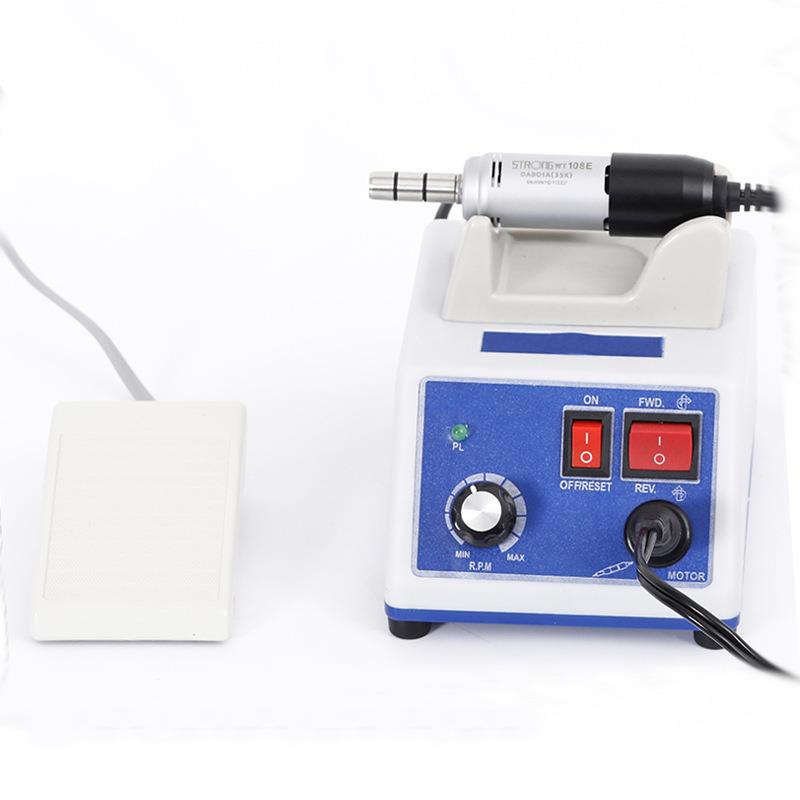 小型电动N3齿科打磨机108E机头美甲义齿抛光直弯机35000