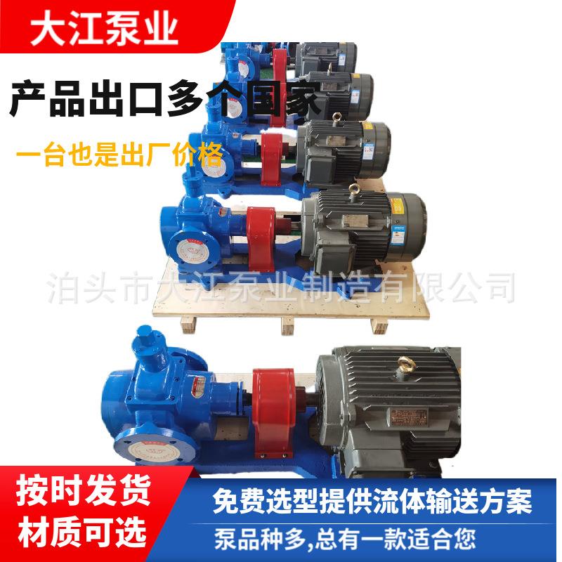 供应YCB-8/0.6圆弧齿轮泵滤油机配套泵耐磨齿轮泵大江泵业