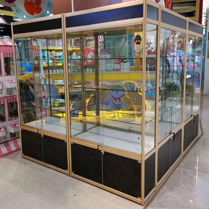 精品展柜陈列柜办模型店铺展示柜手饰品柜精品玻璃货架珠宝柜展柜