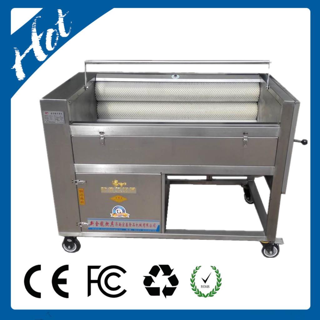 直销CX-100型红薯土豆清洗去皮机大型硬毛红薯清洗机去皮机