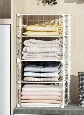 衣柜分层隔板衣物收纳宿舍分隔板置物架家用卧室衣橱隔断整理