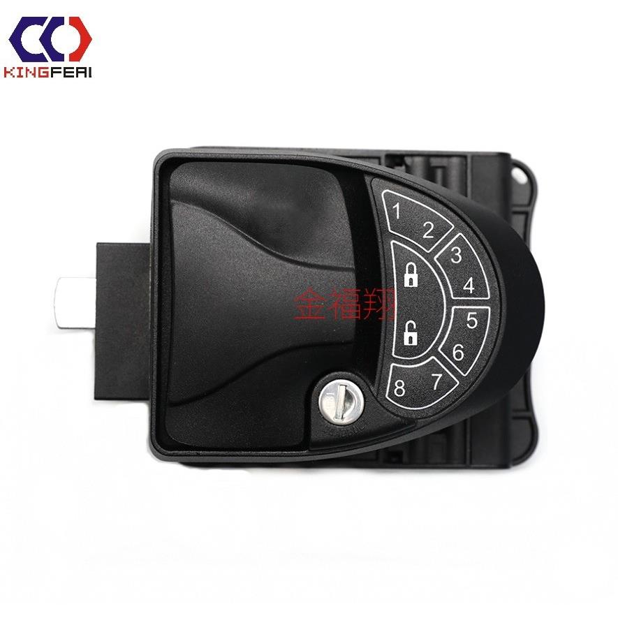 优质锌合金房车密码锁房车专用防盗锁改装车游艇电子遥控门锁