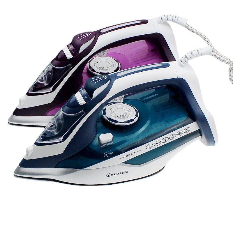 外销欧洲英文陶瓷底板电熨斗SR-801手持家用蒸汽电烫斗