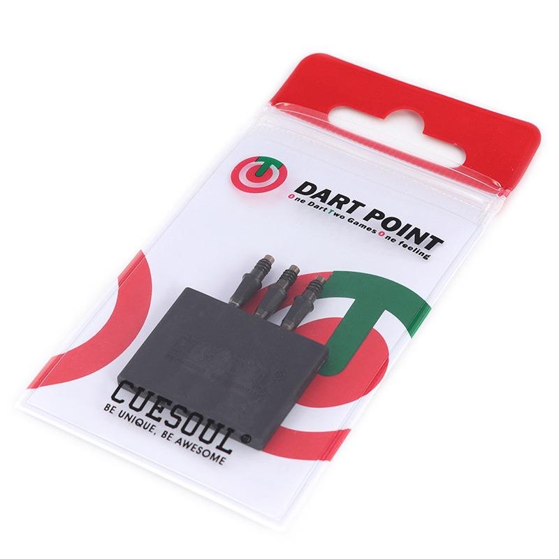 CUESOUL/Q獣M3小牙OTO飞镖针软镖转硬镖丝口硬式包胶钢针转换针
