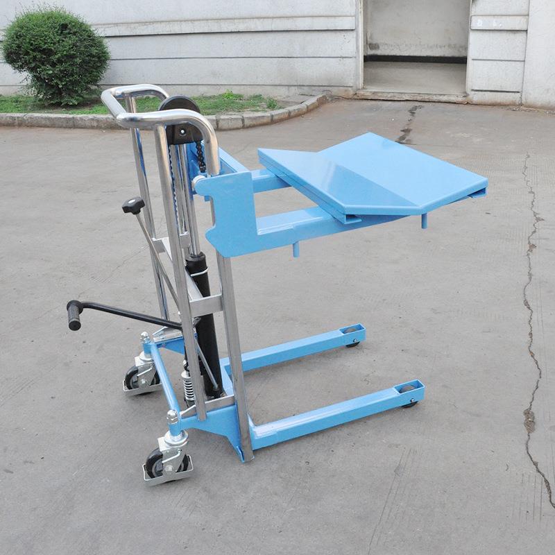 供应轻型手动液压堆高车圆形物料搬运铲车PFV卷筒电动升降叉车