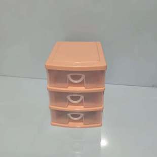 606多层靓彩小层柜 彩色塑料抽屉收纳盒 收纳桌上整理组合柜
