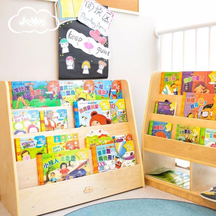 加怡Jooyes高档桦木实木淘德乐透明单面书架储物展示JY-618