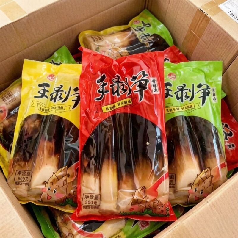 头茬嫩笋手剥笋香辣泡椒即食小竹笋尖江西农家特产春笋不辣脆嫩