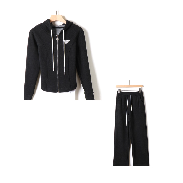 【小蛮腰全身塑型运动套装】1070g加厚新款套装#5AM123-8015-TZ